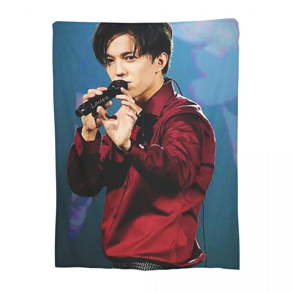 New Arrival Singer Dimash Blankets Soft Warm Flannel Throw Blanket Bedspread for Bed Living room Picnic Travel Home Couch