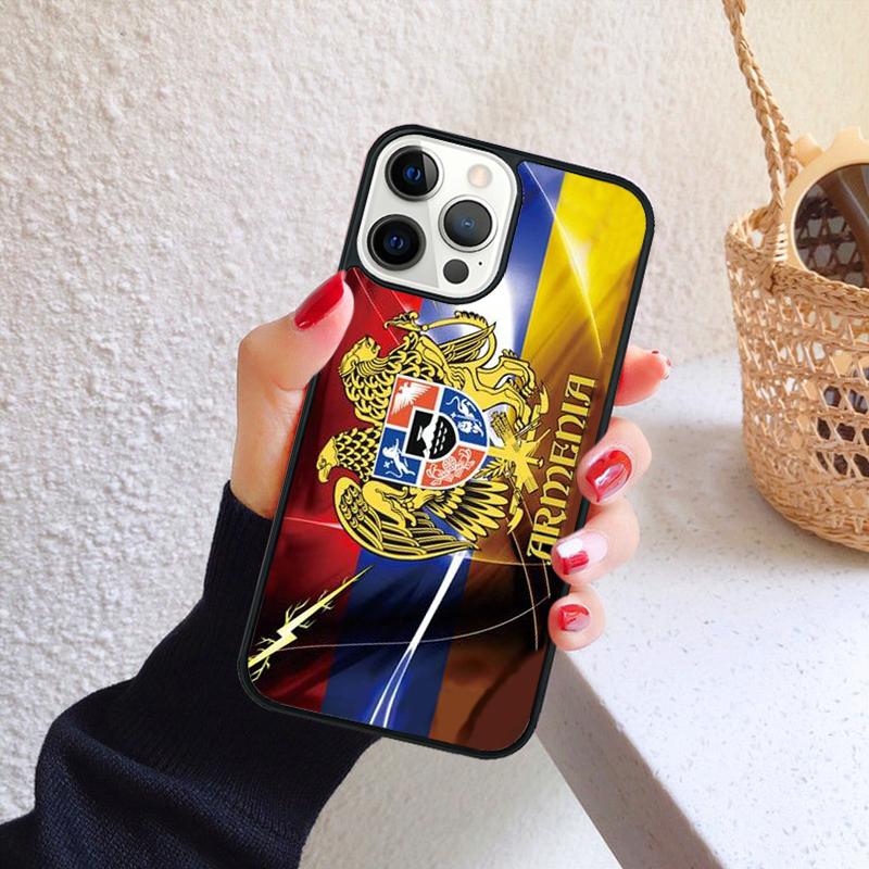 Armenia Coat Of Arms Flag Phone Case for iPhone 17 Air 16 PRO MAX 15 14 PLUS 11 12 13 Back Cover Fundas Shell