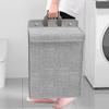 Wall-mounted Dirty Clothes Basket Punch Free Collapsible Laundry Basket  Bedroom