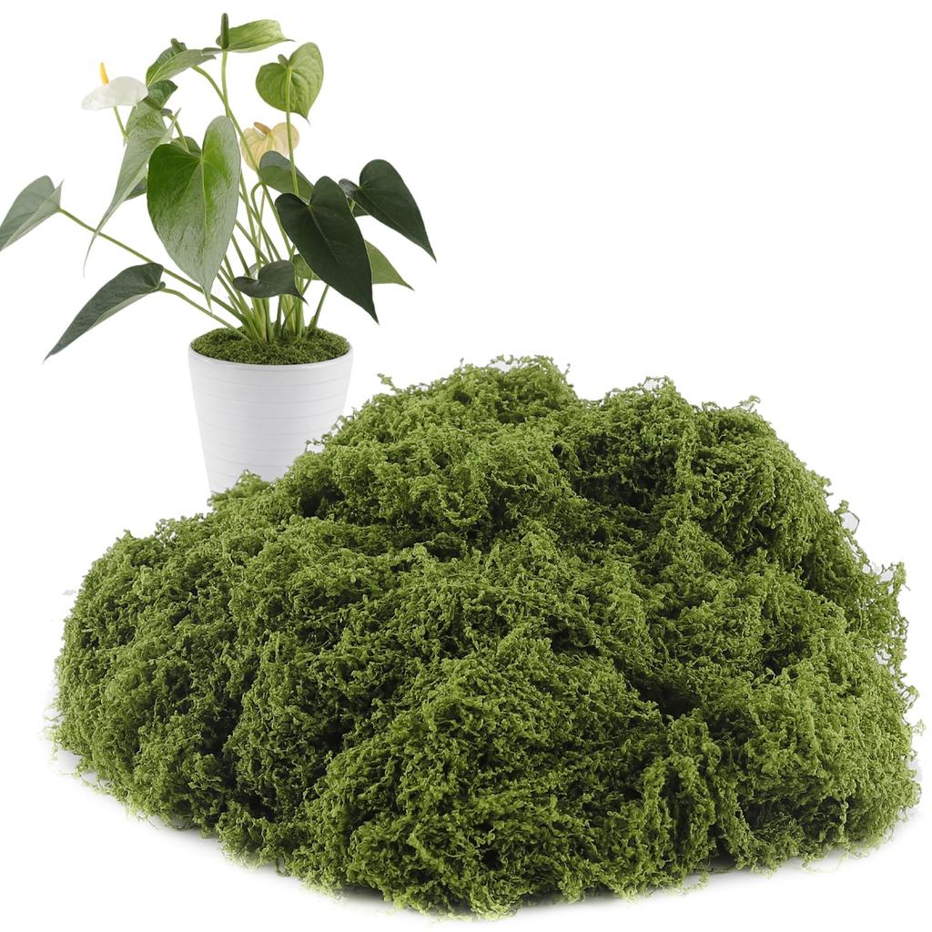 1PACK /200g Simulated Moss Artificial Micro Landscape Ornament Moss Bonsai Potted Plant Decorative Landscaping False Filamentous Wool Moss