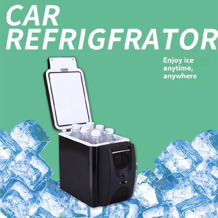 6L Capacity Low Noise Mini Refrigerator Warmer Cabinet Makeup Skincare Portable Fridge for Car 12V/220V