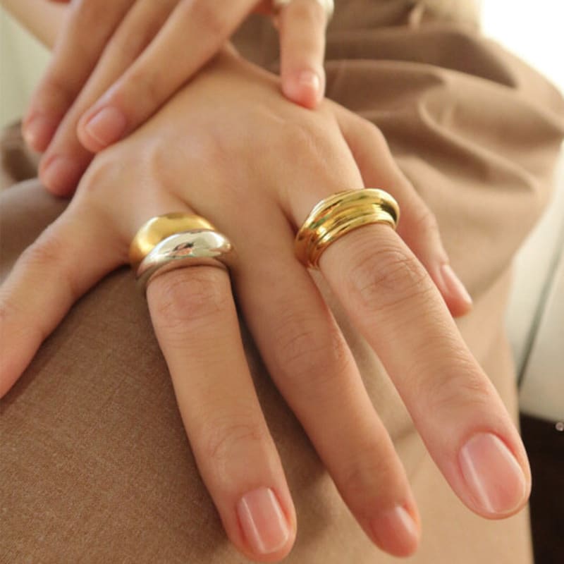 Oepe THREE LAYER RING (Gold)