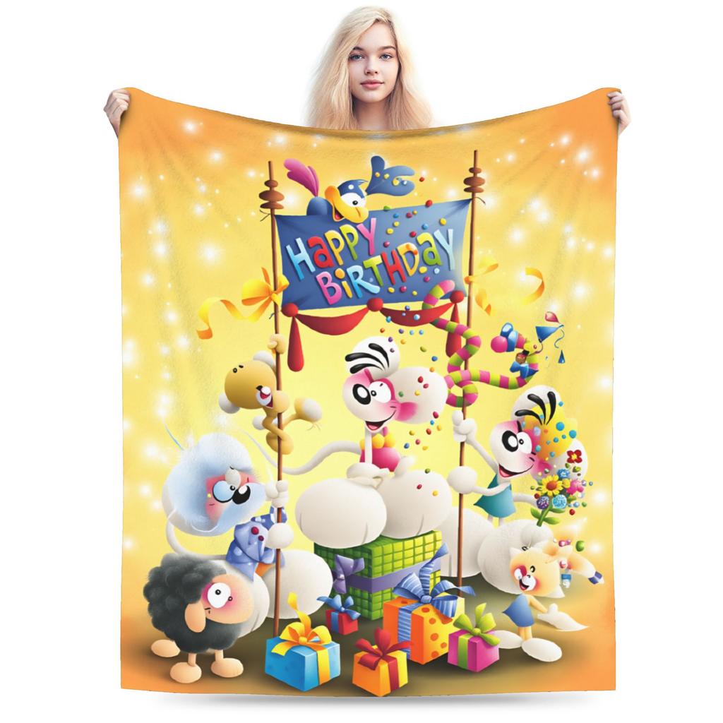 Super Warm Blanket Girls Boys Airplane Travel Diddl Cartoon Throw Blanket Flannel Bedspread For Bedroom Aesthetic Sofa Bed Cover