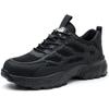 Summer Mesh Safety Shoes Men Steel Toe Sneakers Breathable Work Shoes White Lightweight Indestructible Shoes Protective Sneakers