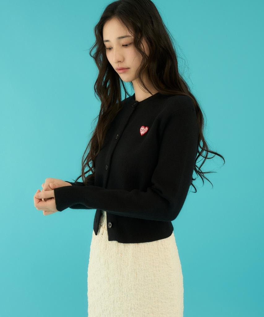 Thematee Mati Soft Breeze Crop Cardigan (Wf) - Black