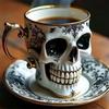 Unique Skull Coffee Mug Set Halloween Parties And Daily Halloween Mug Set Gothic Tea Skull