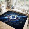 Tappeto in Velluto di Cristallo Design Chelsea FC Accogliente Non?Tappeto Stampato Antiscivolo per Camera da Letto Soggiorno Ingresso
