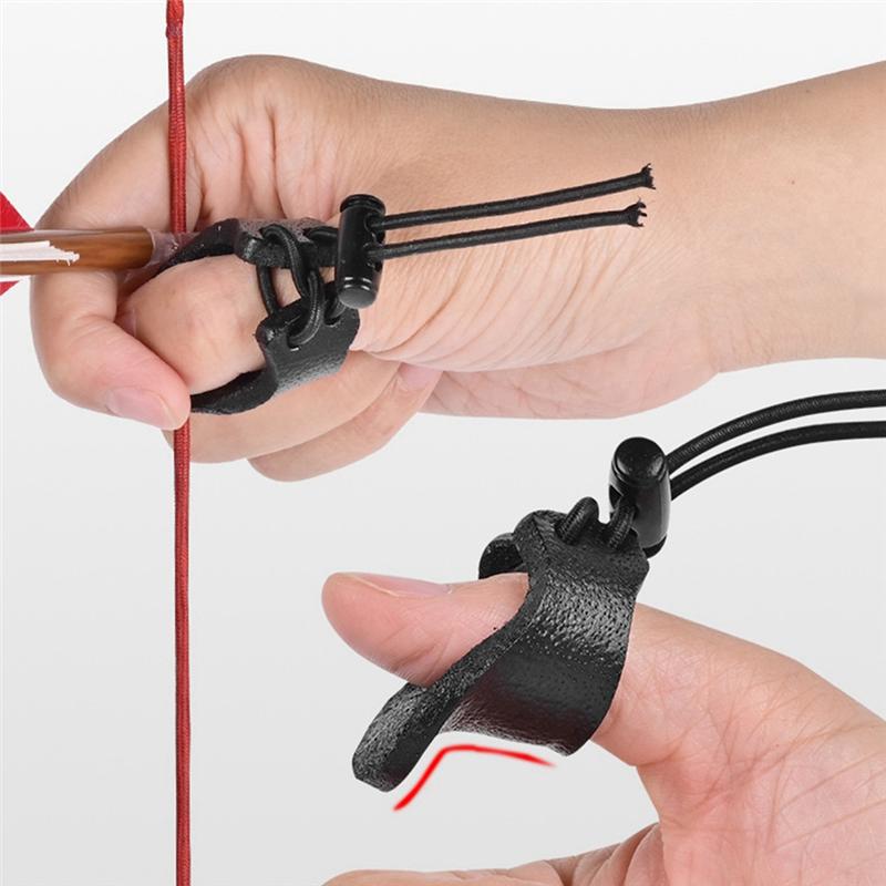 AEE2-2Pcs Finger Protector Thickened Finger Traditional Outdoor Protective Finger Protector