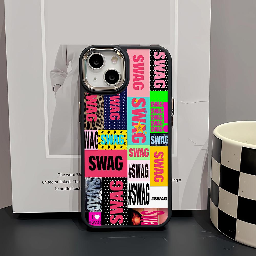 Simple English Phone Case Suitable For IPhone 16 15 Plus 14 13 12 11 Case Cover Funda For IPhone 16 Pro Max 15 14 Plus Case