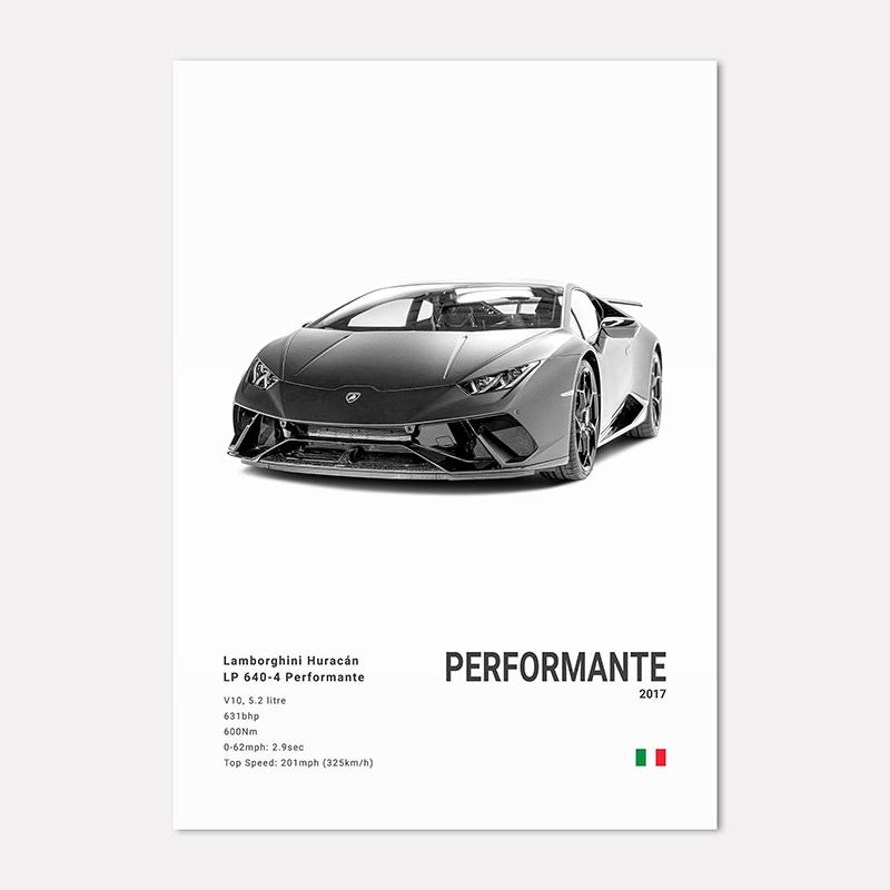 Famous Cars LP 640 Canvas Wall Art Print Poster Aventador URUS VENENO Decoration Mural Modern Home Decor Birthday Gift Unframed