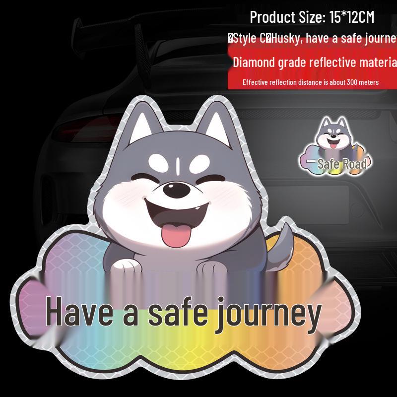 Reflective Motorcycle & EV Car Body Scratch Cover and Decorative Safety Sticker