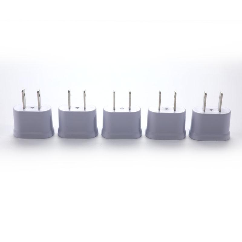 Us Plug To Eu Plug Round And Flat Dual-Purpose Conversion Plug Converter Socket