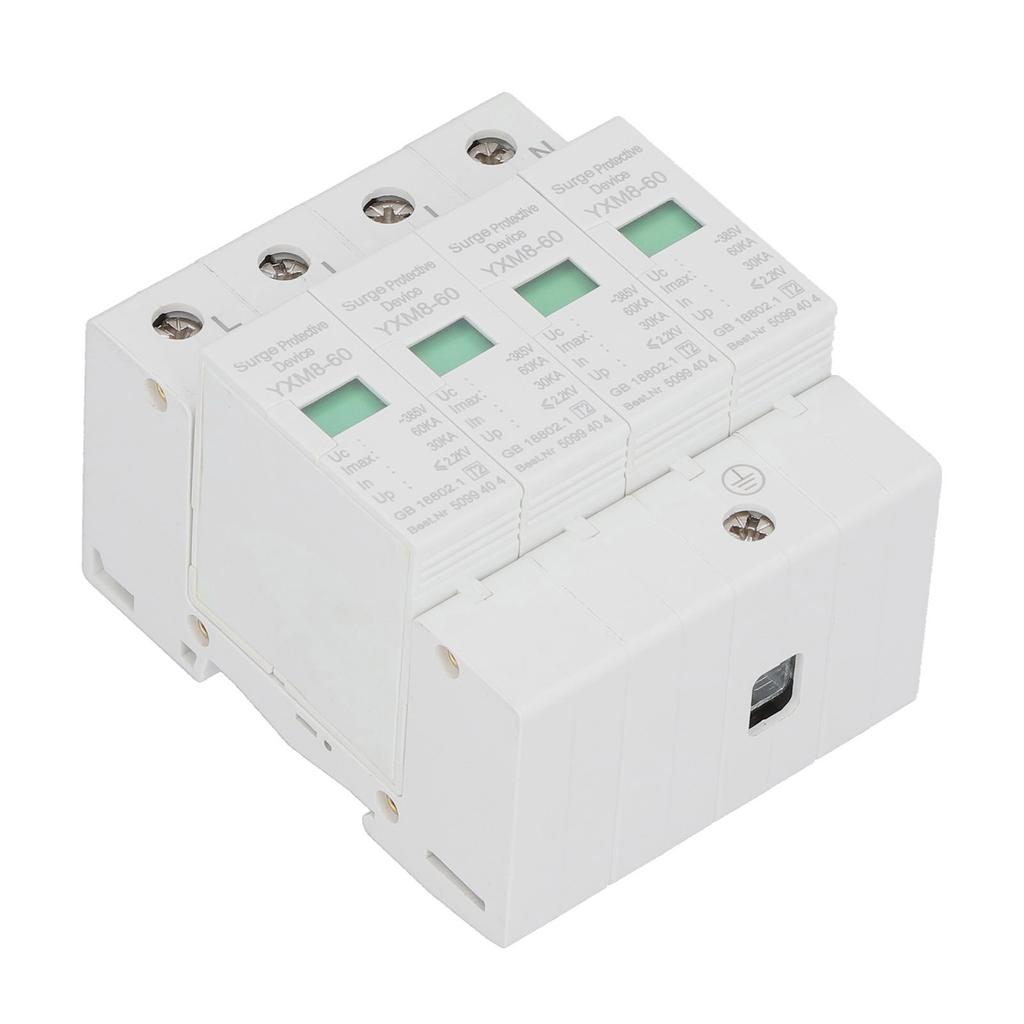  Protective Device Electric Shock Protector Module Arrester Breaker AC380V YXM8‑60