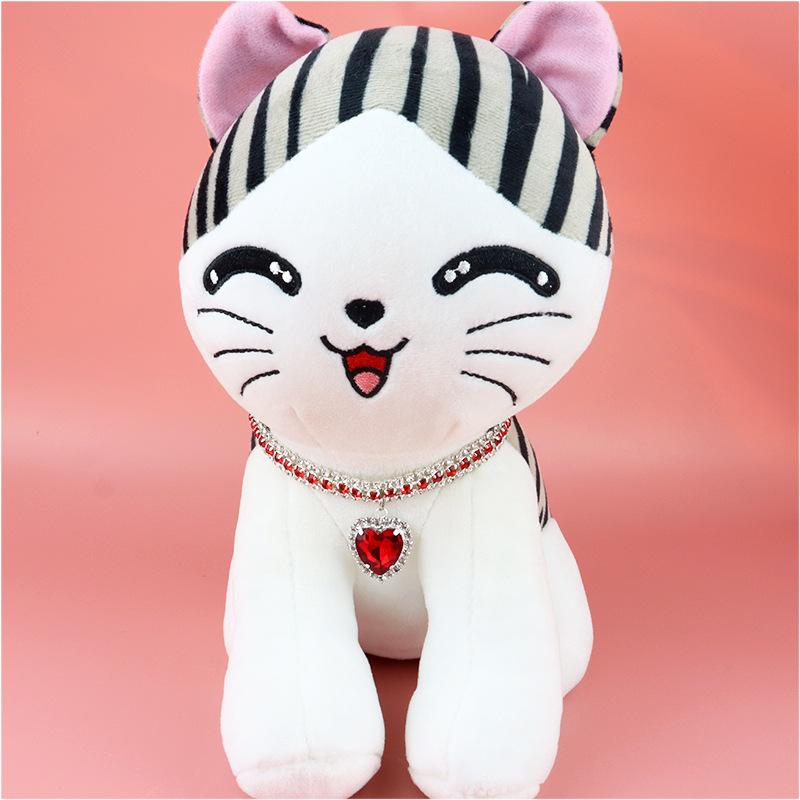 Dog Shiny Rhinestone Collar Cat Heart Diamond Jewelry Necklace Pet Bling Princess Collar Puppy Supplies Chihuahua Accessories