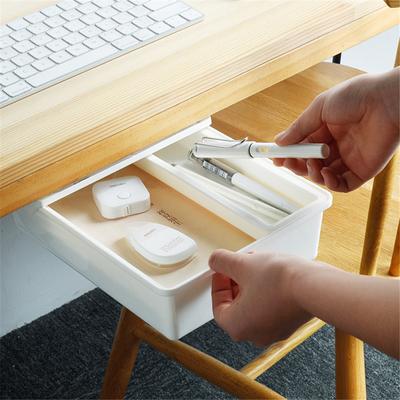Under  Desk  Drawer Hidden Organizer Storage Box Holder Table Accessories