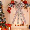 Large Size Bowknot Christmas Tree Decoration Reuasble New Year Bow Hanging Christmas Pendant Pendant Hanging Ornament
