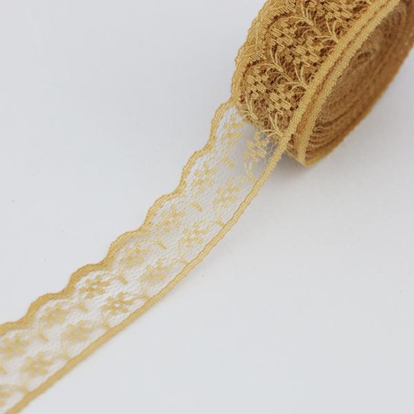 (10 Yards/roll) 2.25cm White Lace Fabric Webbing Decoration Lovely Gift Packing Cotton Material