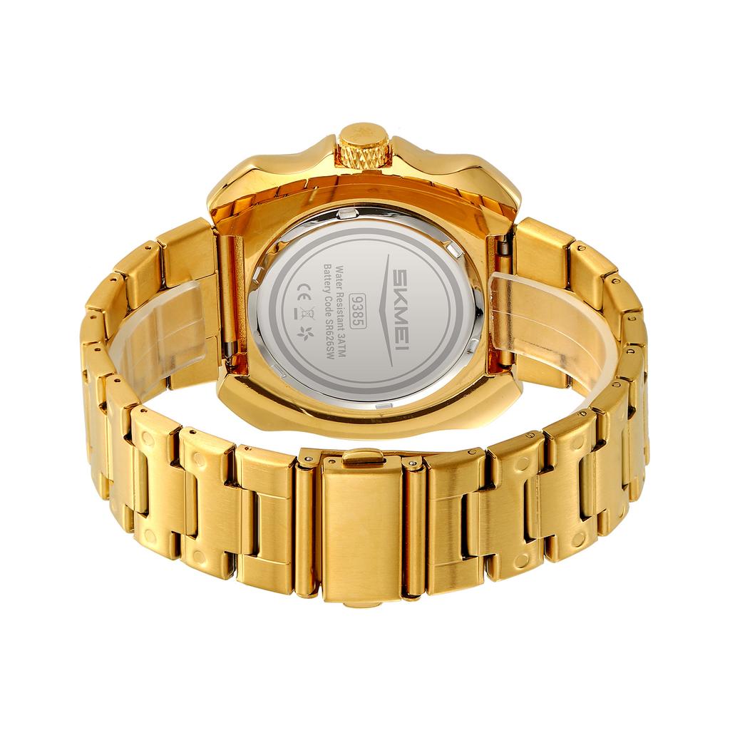 Fashion Man Watch Simple Stainless Steel Band Clock Luminous Waterproof Auto Calendar Quartz Watches for Men