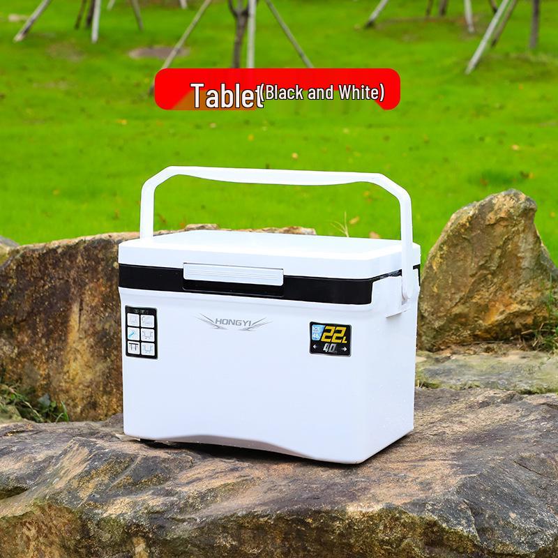 Longmen Insulated Fishing Tackle & Live Bait Box with Skylight and Oxygenation.