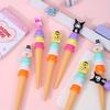 36Pcs Pompom Purin Sanrio Cute Family Neutral Pen High-value Macaron Color Ice Cream Styling Pen for Girls Cartoon Pen Stationery 0.5mm Black My Melod