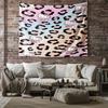 Hello Kitty Leopard Print Tapestry Kawaii Wall Hanging for Bedroom Dorm Decor