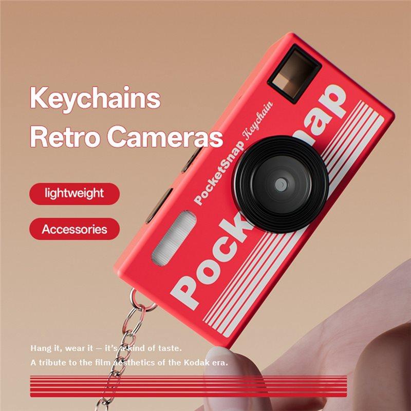 Mini Action Camera Thumb Keychain Camera Retro Backpack Pendant Portable Support 1080P Camcorder Video Recorder Memory Card