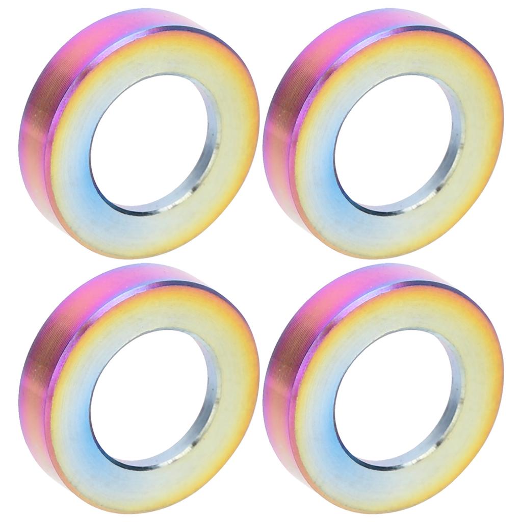 4Pcs Mountain Bike   Alloy Screw   Spacers Brake Caliper Concave Gasket M6