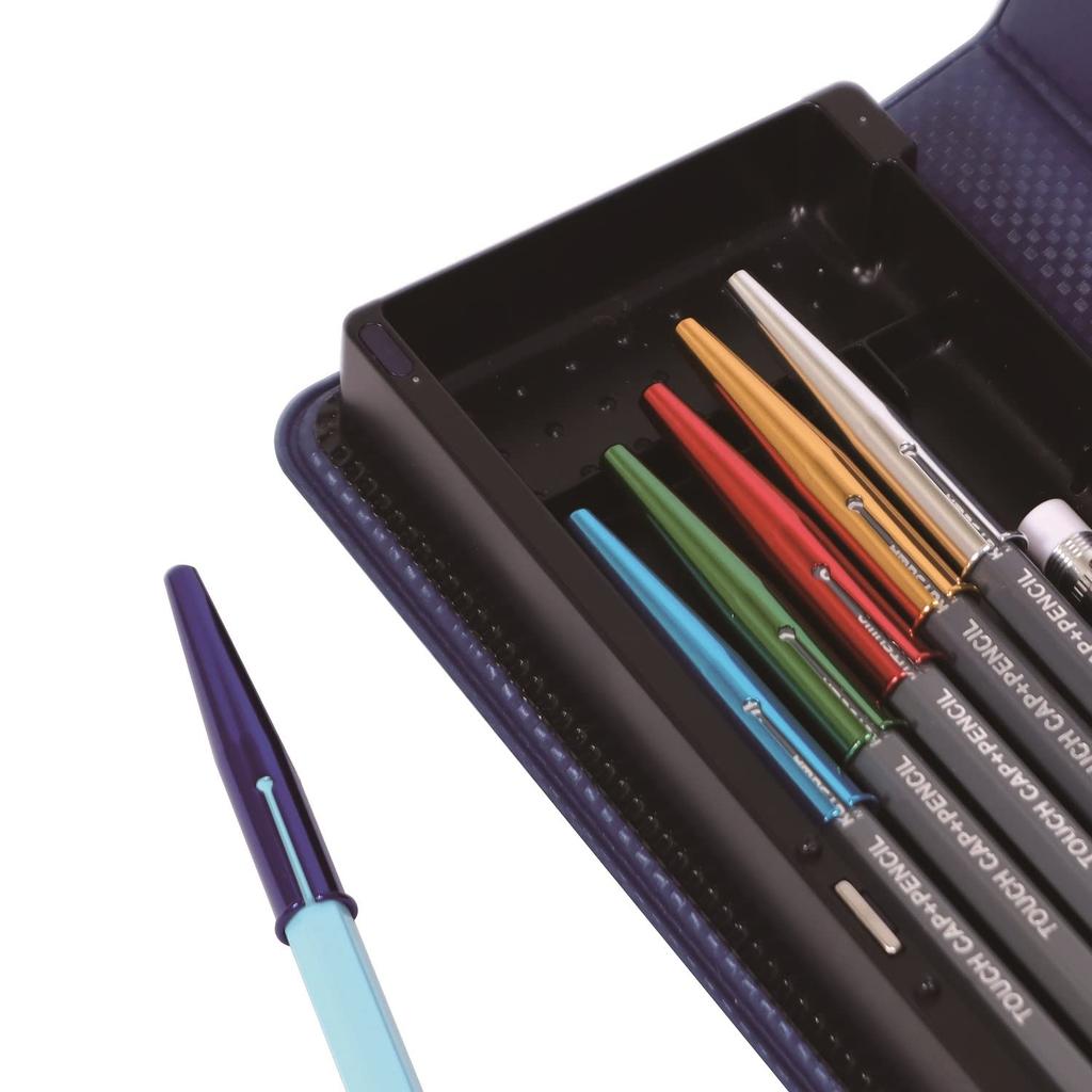 Kutsuwa Pencil Caps, Color, 10-Pack Set, RB029-10P