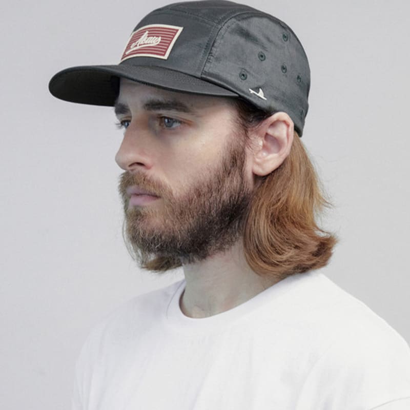 

AKAW Overfit Metallic Camp Cap (Deep Green) Deep green