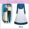 Château Ambulant de Howl Sophie Robe Trapèze Polyester/Coton Tenue Cosplay