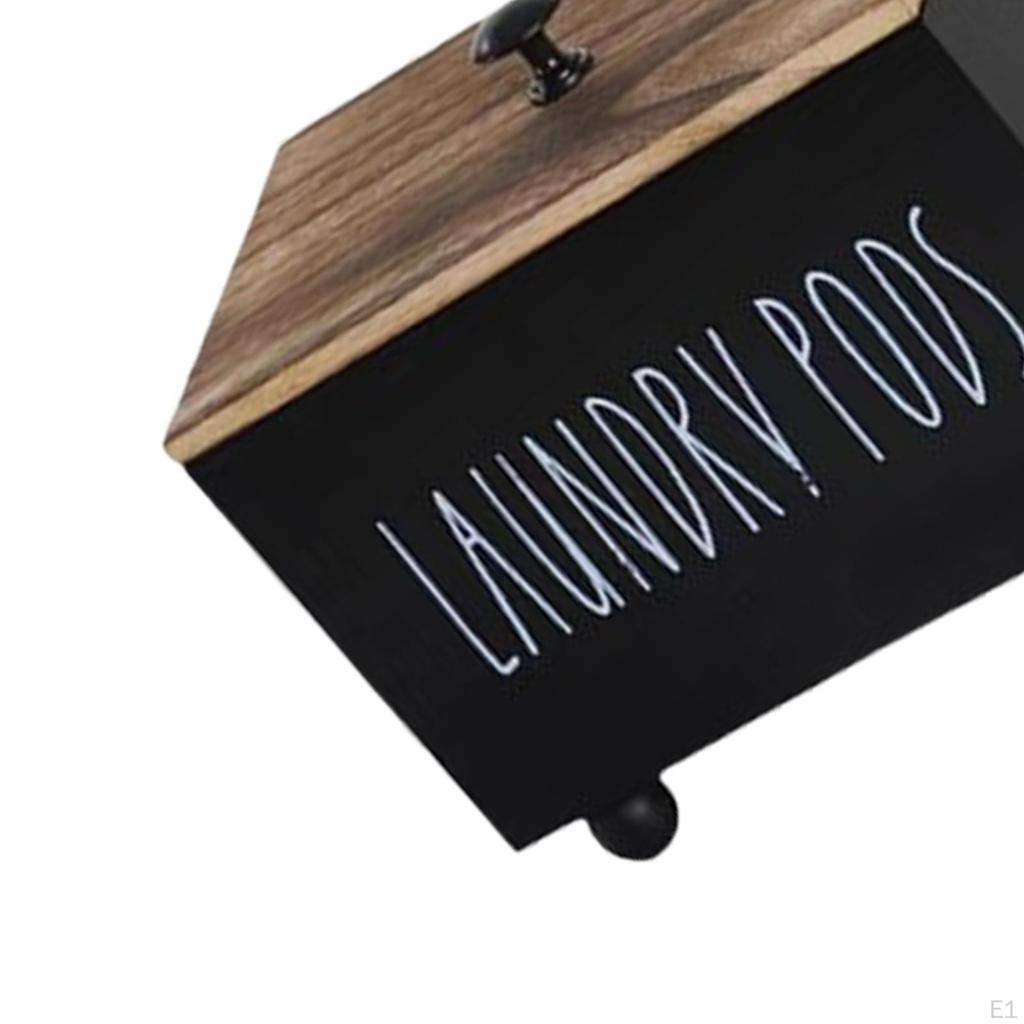 Bathroom Tampon Dispenser Box with Lid, Wooden Organizer for Women