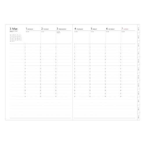 Directly Managed Store Exclusive EDiT 2027 Schedule Book Starting December 2026 Weekly Vertical B6 Variant Nuance Color Lemon Yellow 27WDR-ETF02-YE