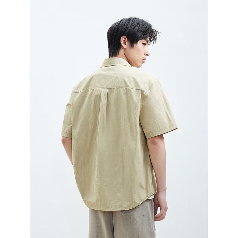 GXG Men's Summer Work Short-Sleeved Lapel Shirt