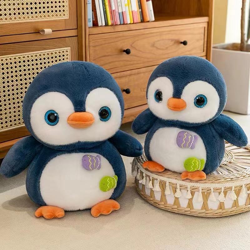 Cute Fishing Little Penguin Plush Toy Doll Rag Doll Children's Birthday Grabbing Dolls June 1st Gift