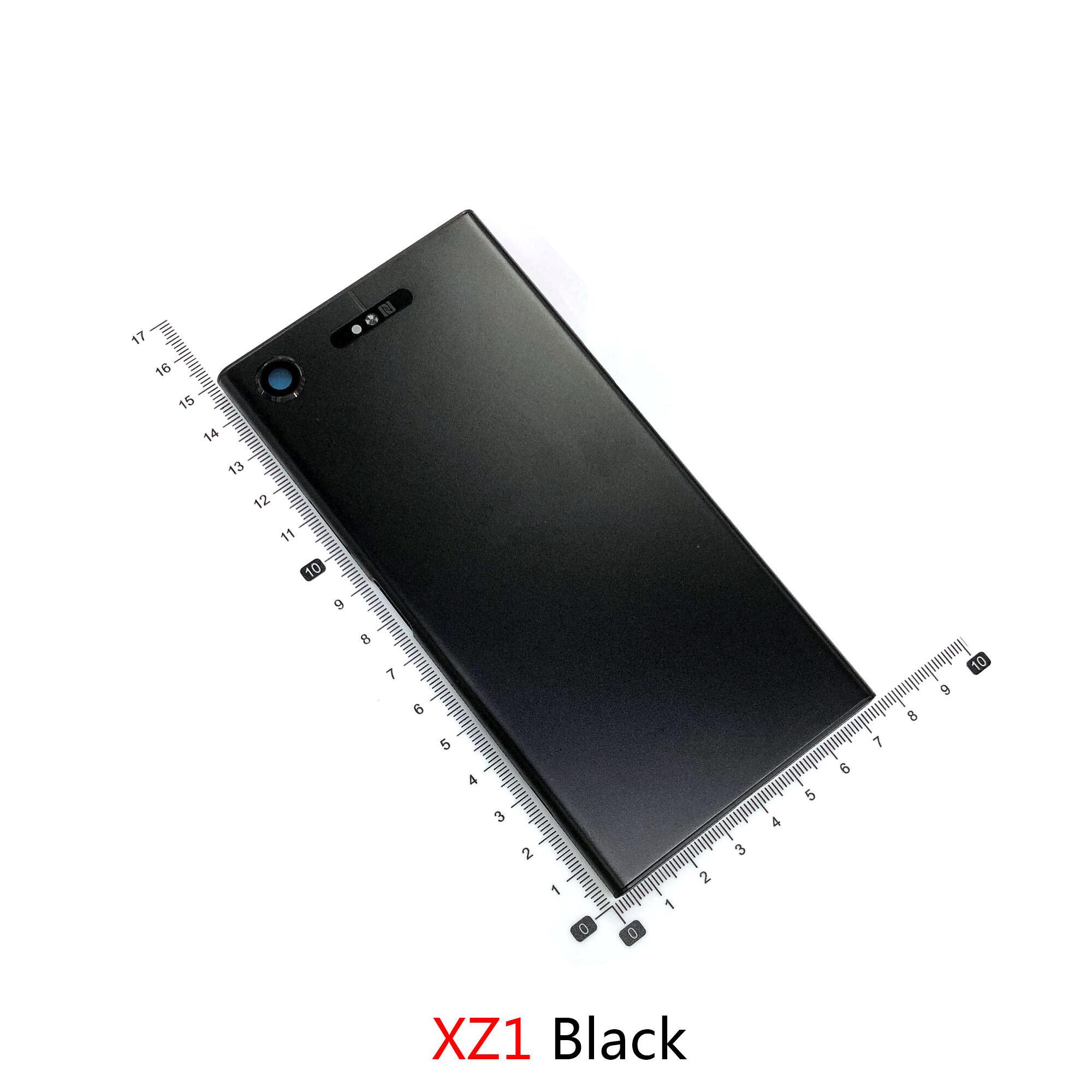 Rear Cover Housing For Sony Xperia XZ1 Compact XZ1 Mini Middle Frame Parts Battery Back Door Cover Repair Parts XZ1 Black