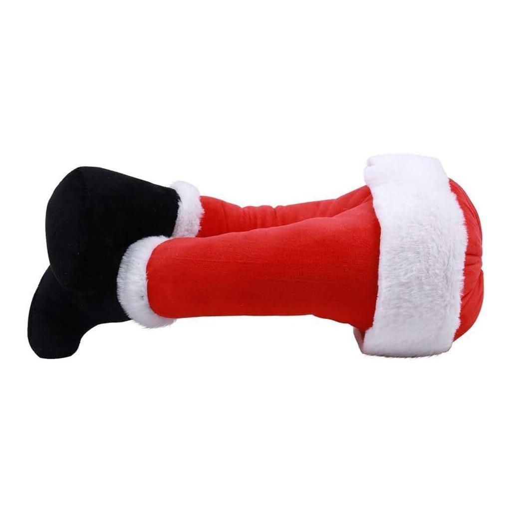 Santa Claus Legs Plush Santa Elf Ornaments Filled Christmas Tree Topper Home Hanging Ornaments for Home Hanging Ornaments