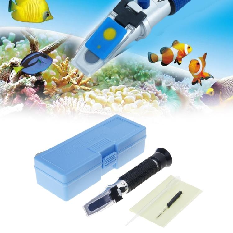 Aquarium Salt Level Tester High Precise Aluminum Alloy Seawater Hydrometer For Professional Home Marine Environment
