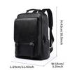 MATE ELAN Vintage Business Leather Backpack For Men Women Work Commuter Travel Casual 15.6 Inch Laptop School Bag Daypack