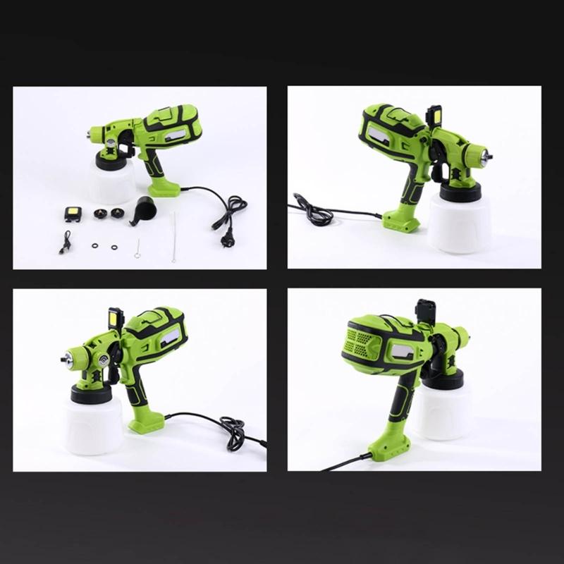 Paint Sprayer HVLP Electric Sprayer Paint Guns with 650W Container,3 Nozzles for Furniture, House Wall