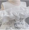 Princess Floral Puffy Wedding Dresses for Girls - Elegant Long Skirts and Formal Gowns