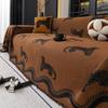 Sofa Überwurf Chenille Material Ganzjahres Sofa Überwurf Nachttisch Decke Abdeckung Verdickt & Rutschfest Leopard Heimdekoration
