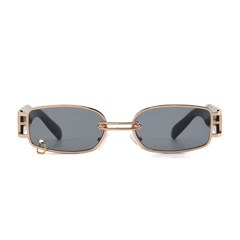 Trendy Small Rectangle Ladies Sun Glasses Glasses Designer Style Style Classic Rectangular Punk Sun Eyeglasses Men Shades Uv400 Clear Eyewear