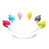 6Pcs Silicone Cute Shark Cocktail Party Wine Glass Cup Drinks Marker Label Tags