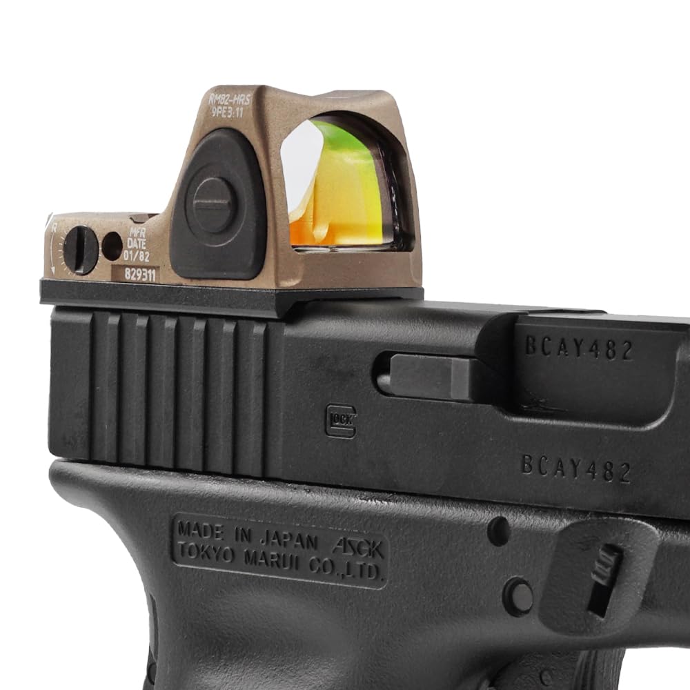 High-intensity HOLY WARRIOR Dot Sight for Glock 2025 Ver. RMR HRS, suitable for use in hot weather. Includes mount. Dark Earth finish.