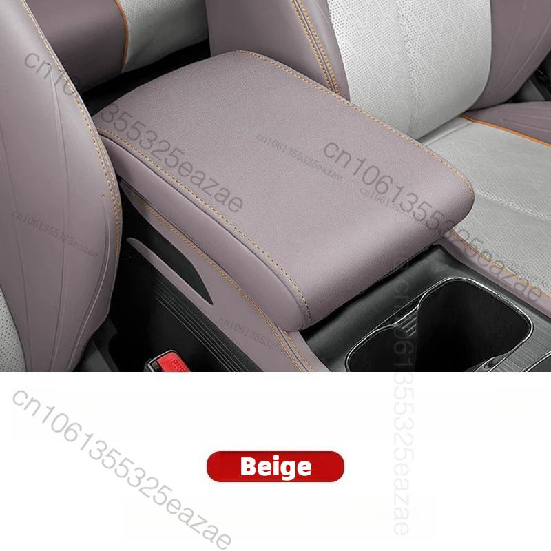 Car Center Console Armrest Pad For BYD ATTO3 EVO YUAN PLUS 2025 2026 ABS Armrest Box Protective Cover Auto Accessories
