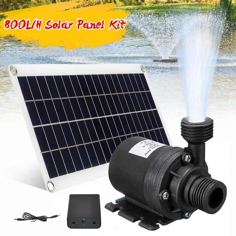 Brushless DC V DC V Brushless Solar Water Pump Kits Lh V DC V Lh Pond Garden Solar Water Pump Kits Brushless Easy Installation