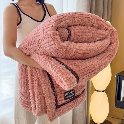 2026 New Half Sides Fleece Autumn Winter Blanket for Bed Soft Fluffy Warm Sofa Cover Blankets Glade A Comfortable Warmth Blanket