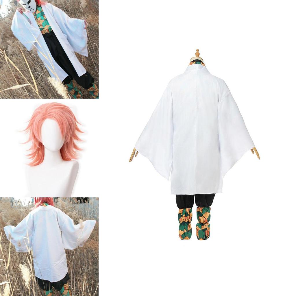 Premium Demon Slayer Kimetsu No Yaiba Sabito Cosplay Costume Stylish Breathable Kimono Outfit