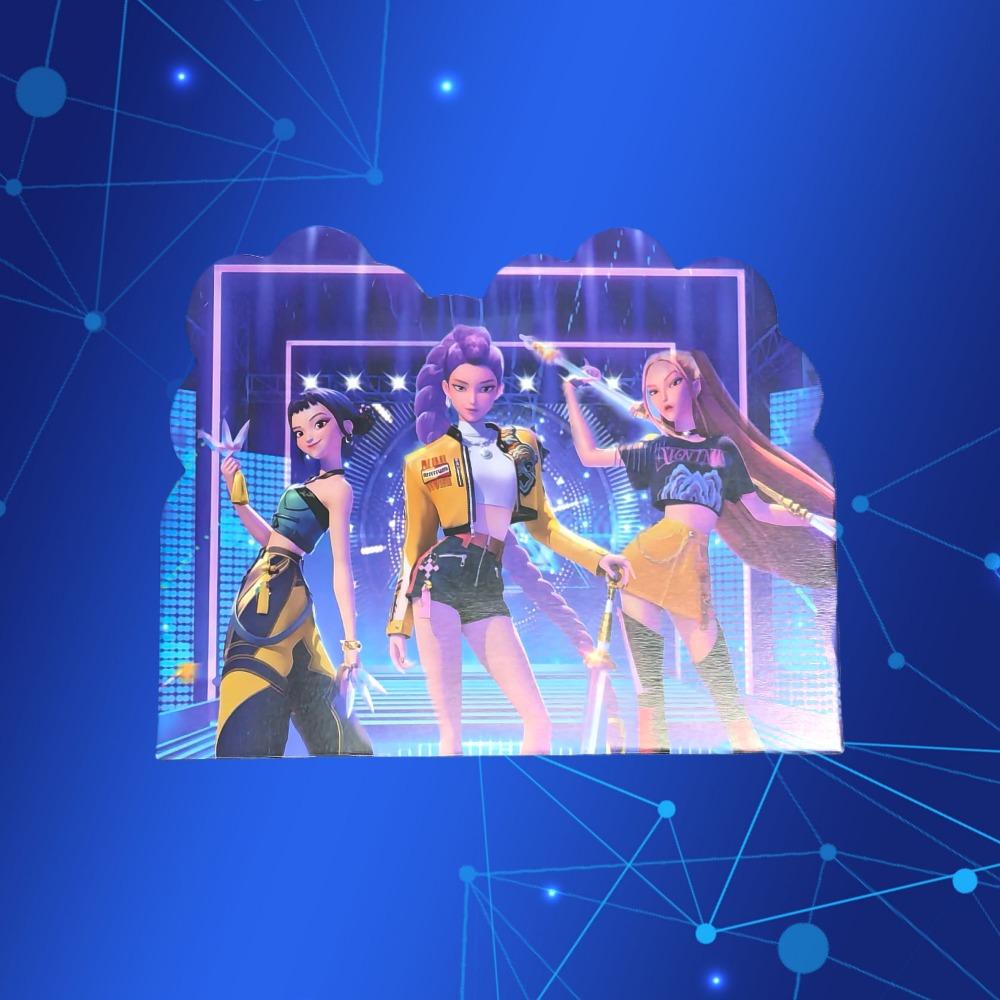 Anime Film Kpop Dämonenjäger Geburtstagsparty Einladungskarte Mini Grußkarte Einseitig Babyparty Geburtstagsparty