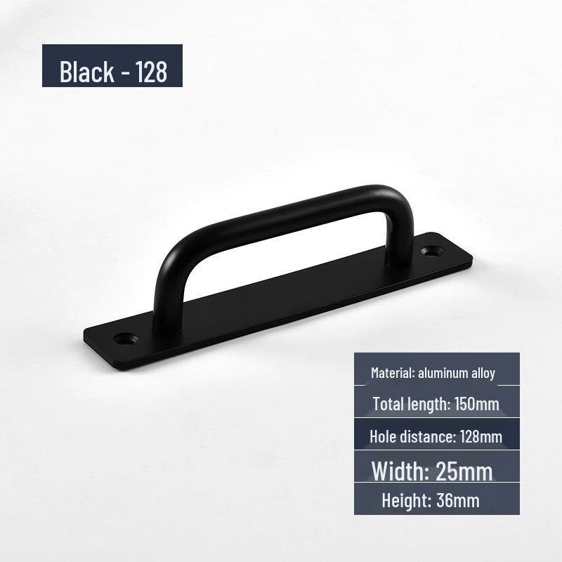 Aluminum Alloy Surface-Mounted Handle for Sliding Glass and Wooden Doors